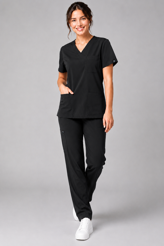 Night Queen Scrubs Top