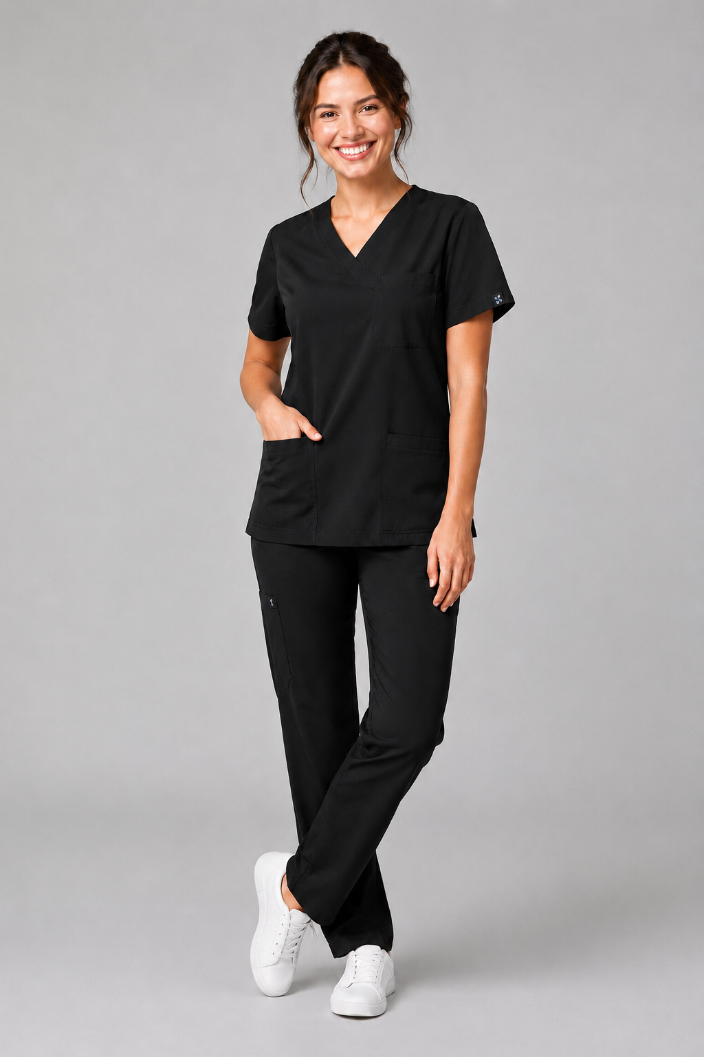 Night Queen Scrubs Top