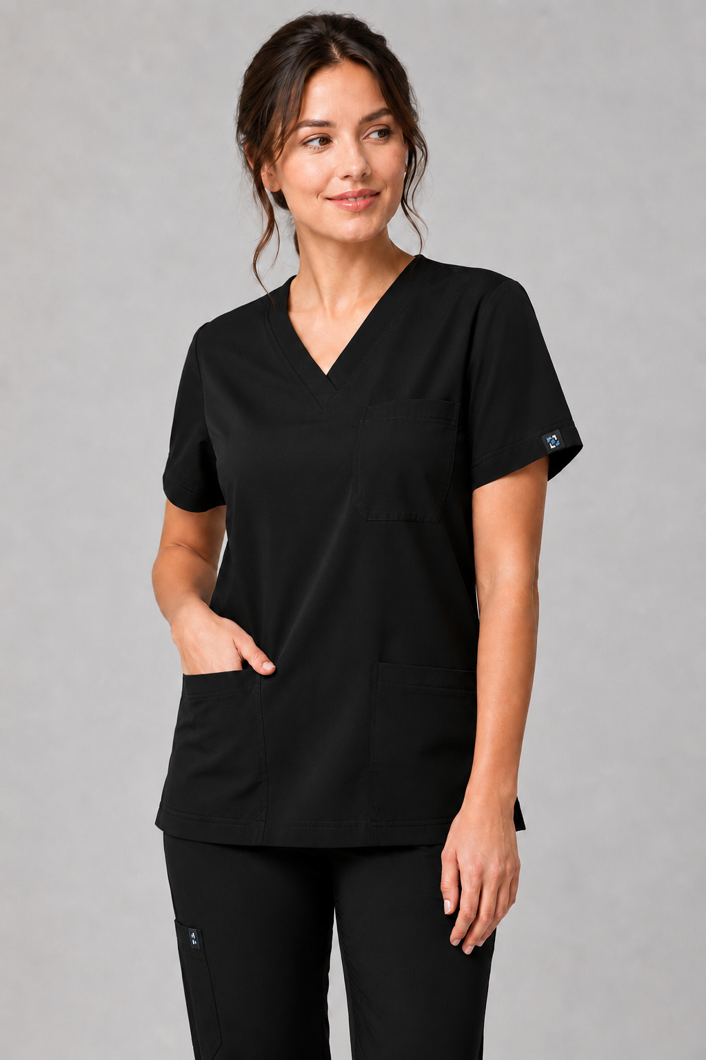 Night Queen Scrubs Top