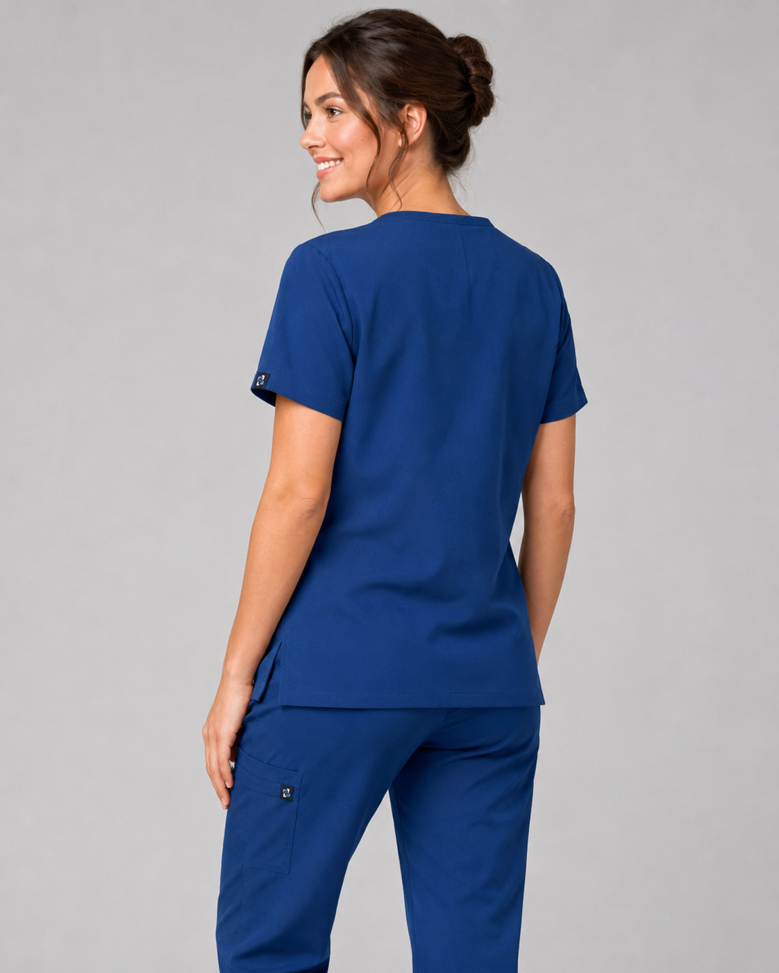 Azure Female Scrubs Top