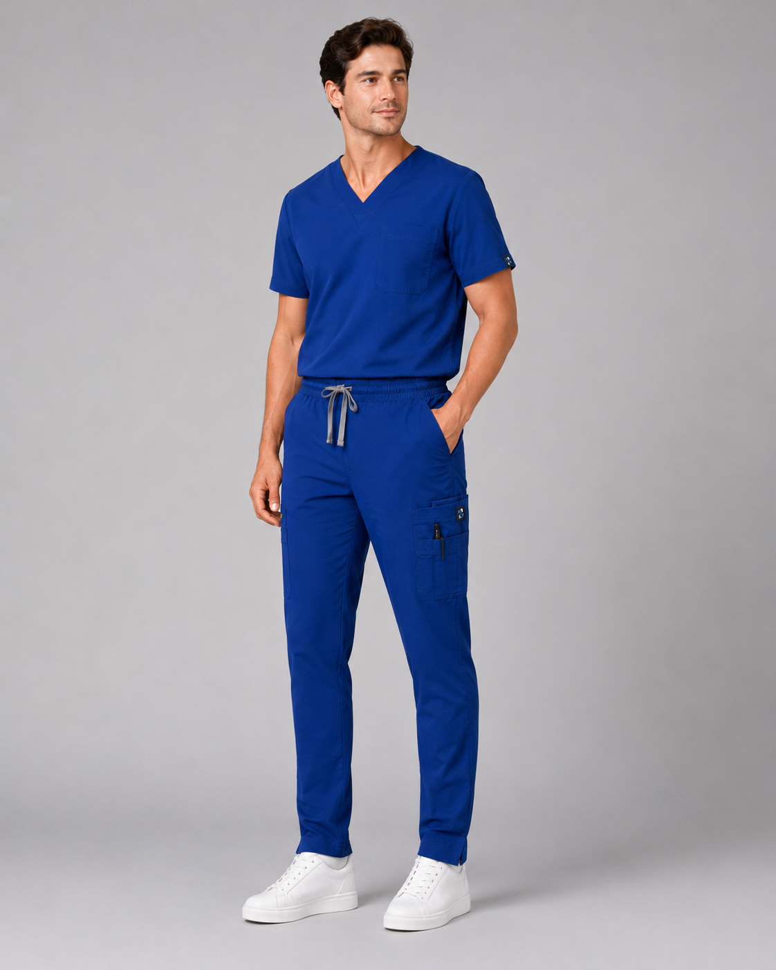 Azure Male Scrubs Trousers