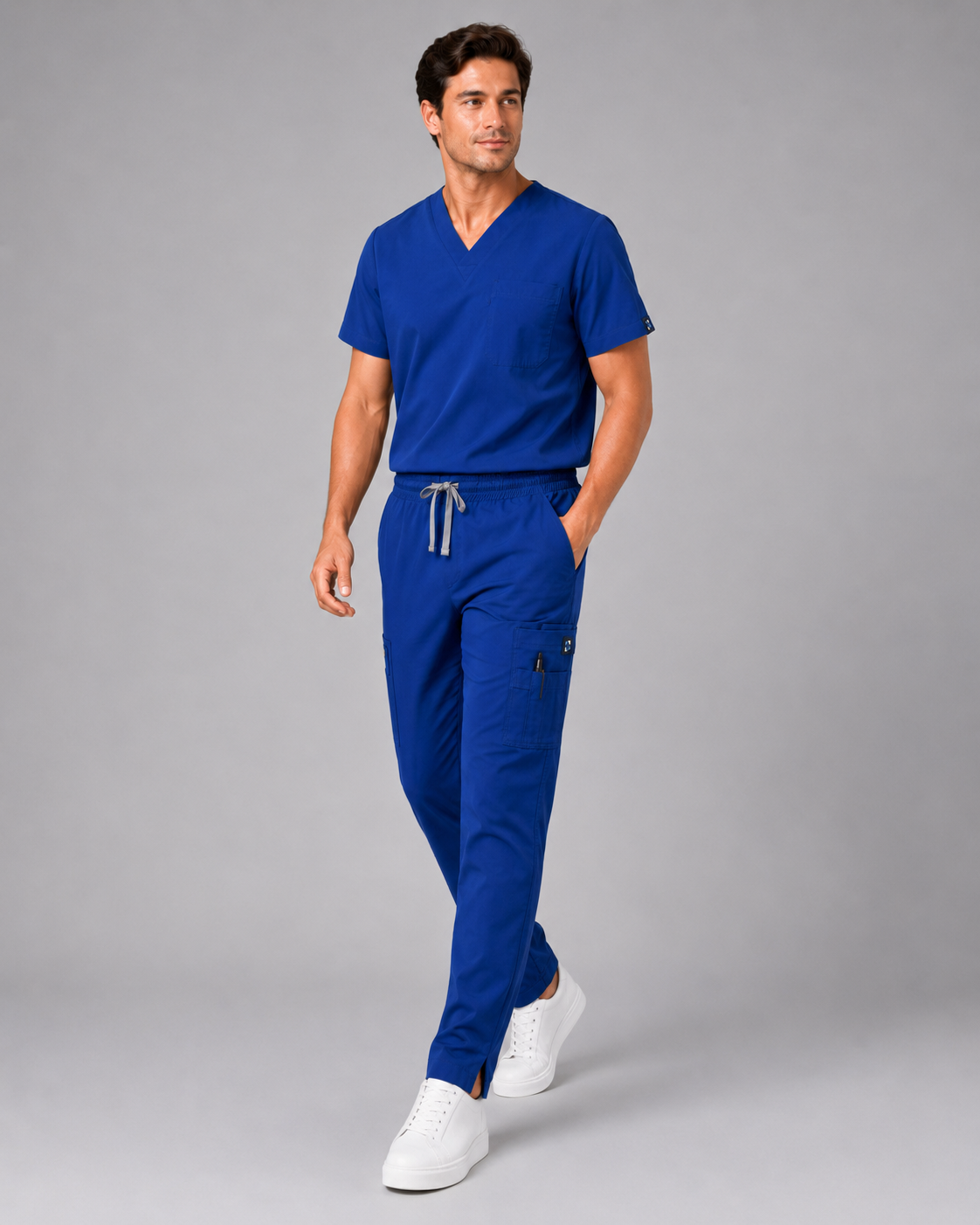 Azure Male Scrubs Trousers