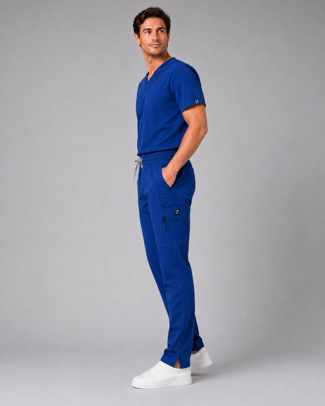 Azure Male Scrubs Trousers