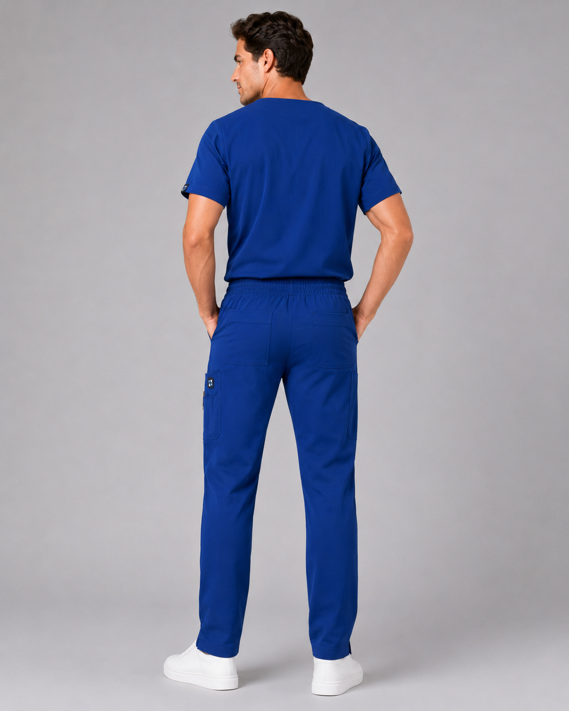Azure Male Scrubs Trousers