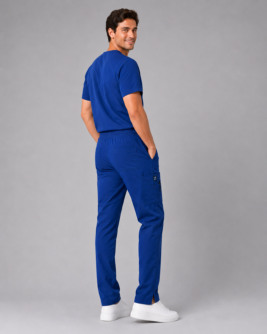 Azure Male Scrubs Trousers