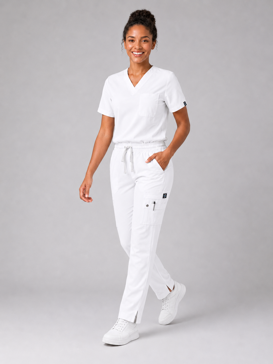 Porcelain Female Scrubs Trousers