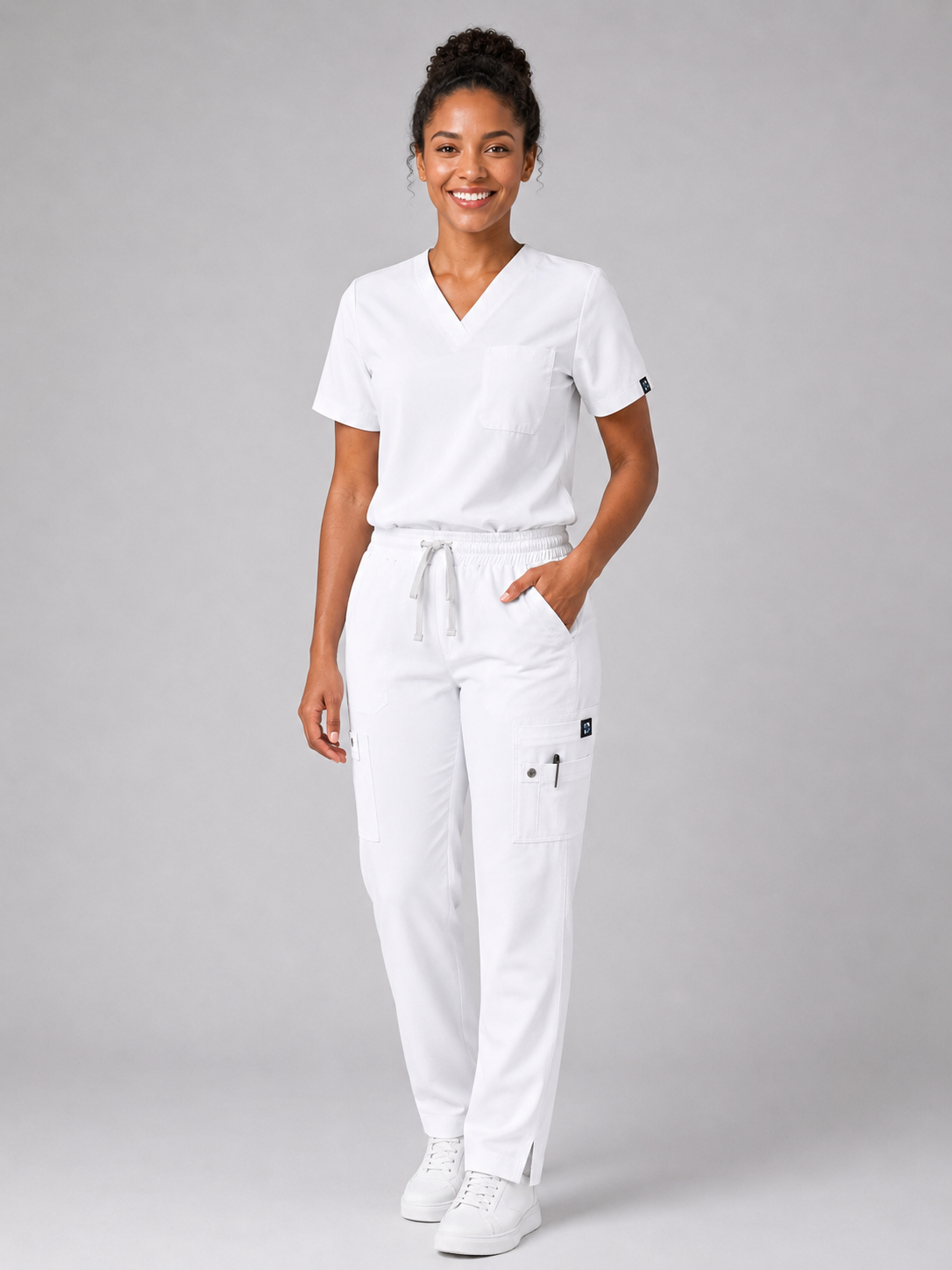 Porcelain Female Scrubs Trousers