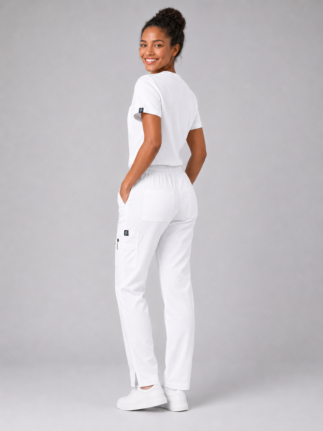Porcelain Female Scrubs Trousers