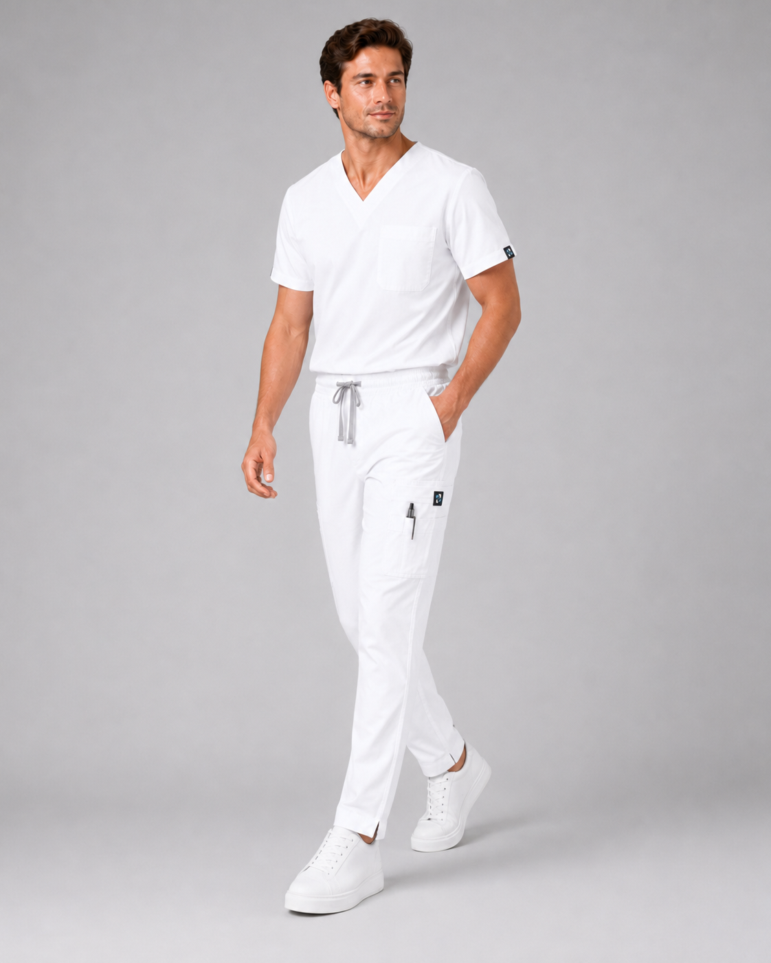 Porcelain Male Scrubs Trousers