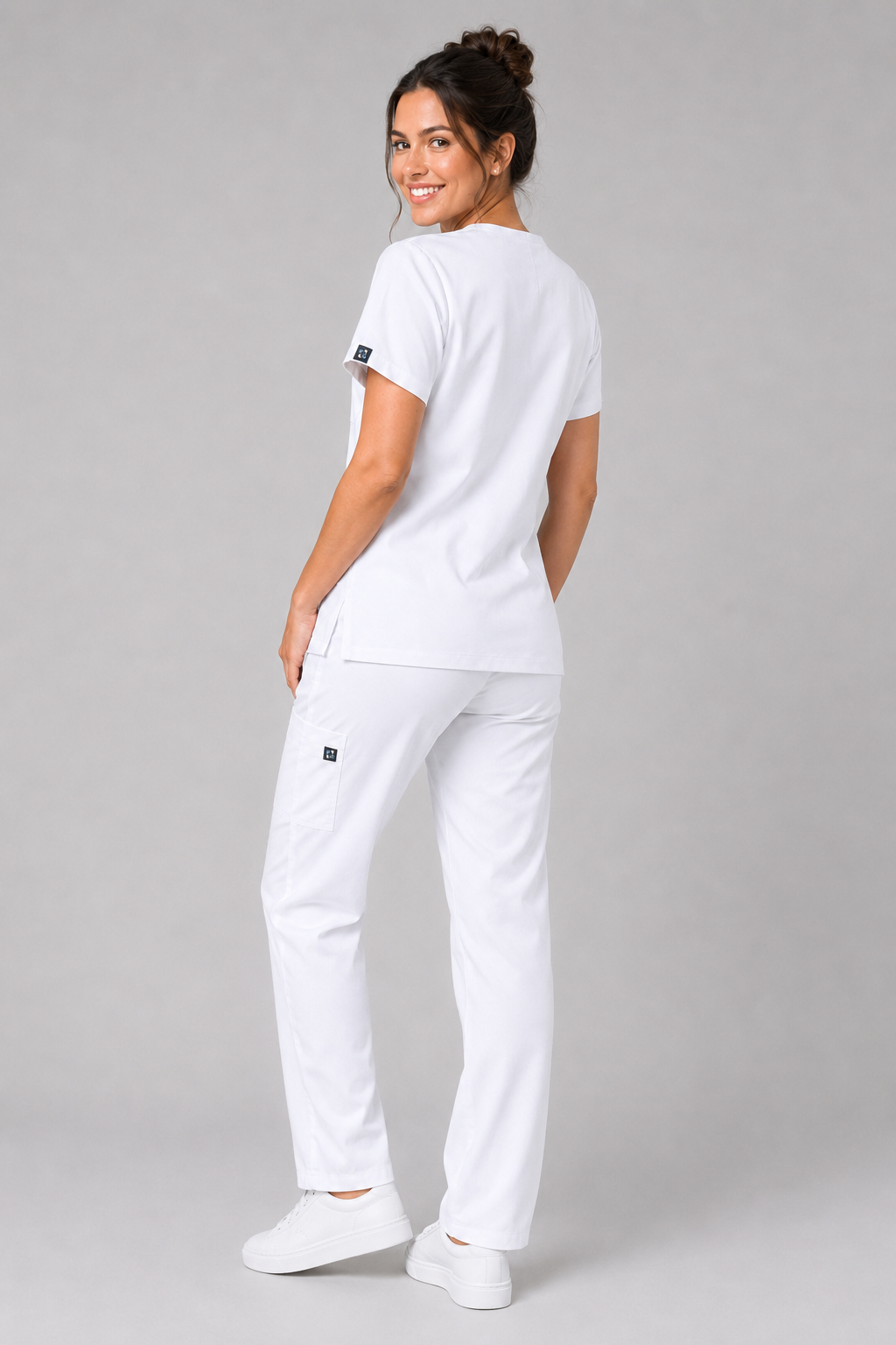 Porcelain Female Scrubs top